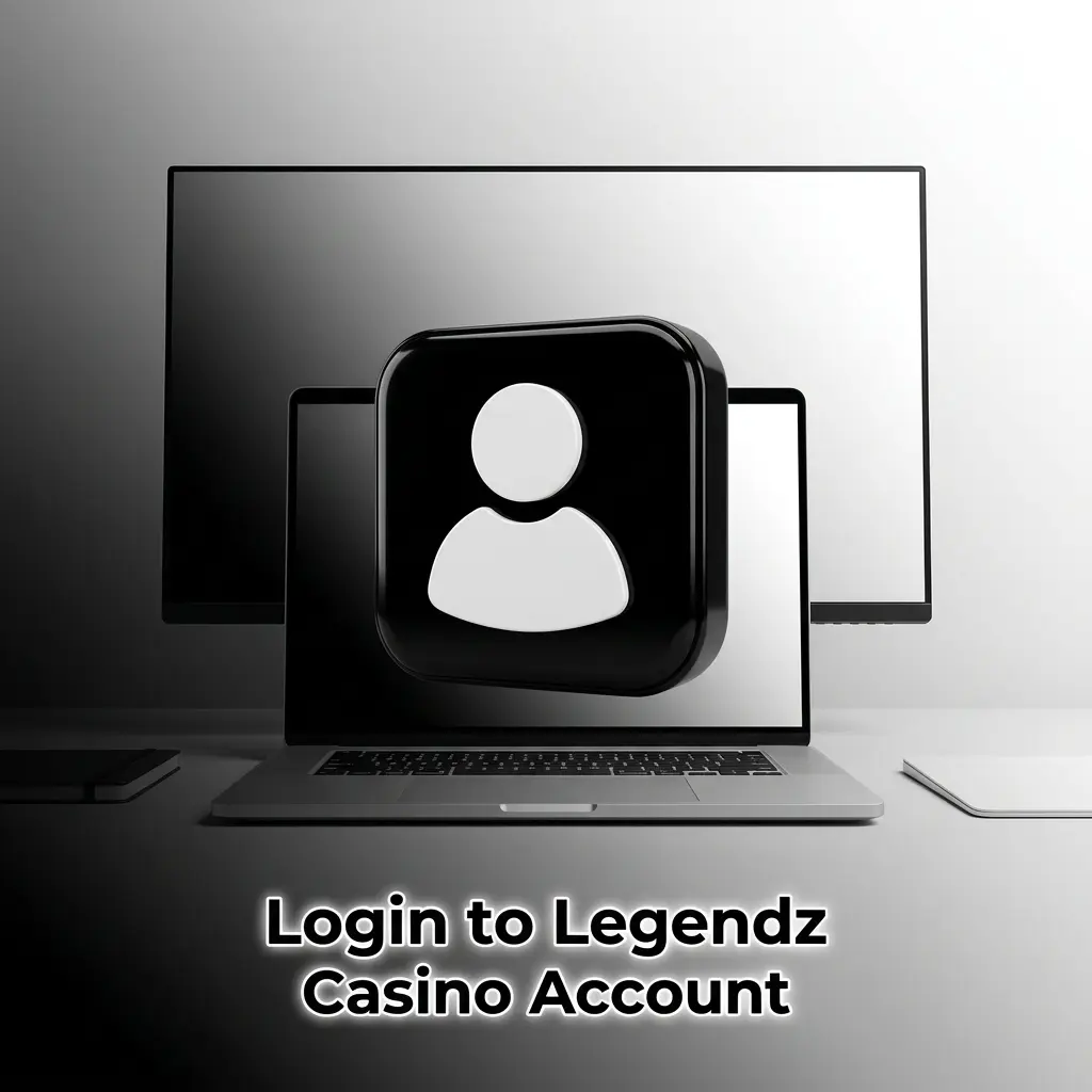 Legendz Casino login page showing email and password sign-in form to access account dashboard and betting history