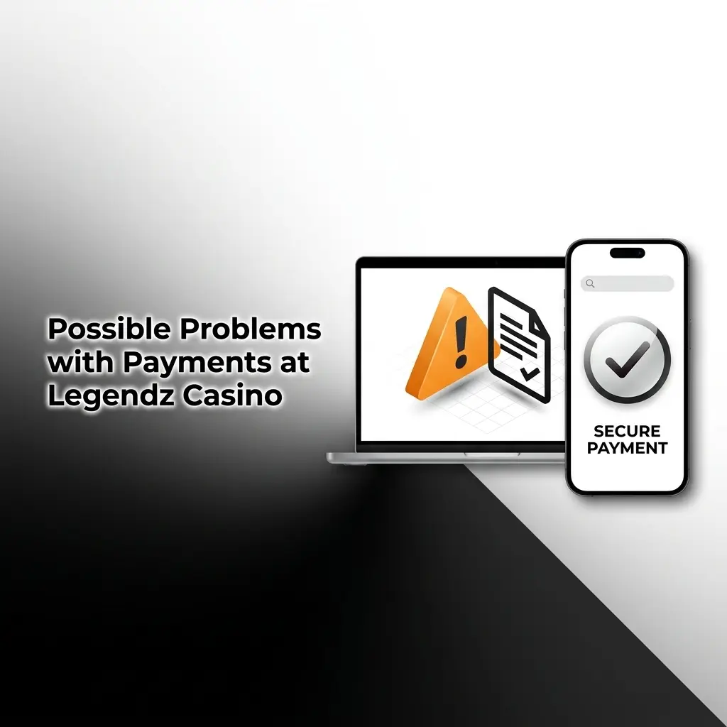 Legendz Casino payment issues guide showing deposit errors, withdrawal delays, and bonus locks for US players