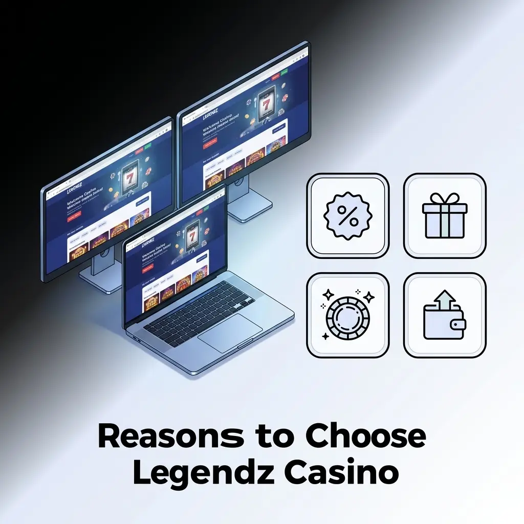 Legendz Casino features crypto payments, 1000 USD welcome bonus, unified sportsbook, mobile app, and 24/7 live chat support
